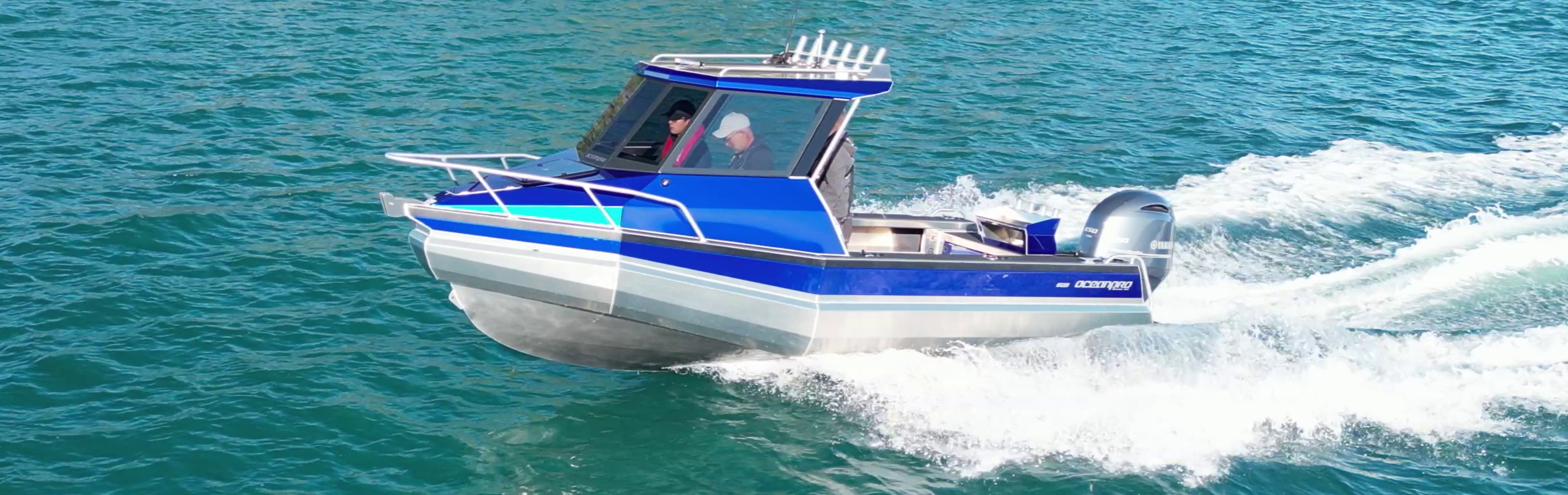 Aluminium pontoon boat centre console cuddy cabin Fishing Diving 